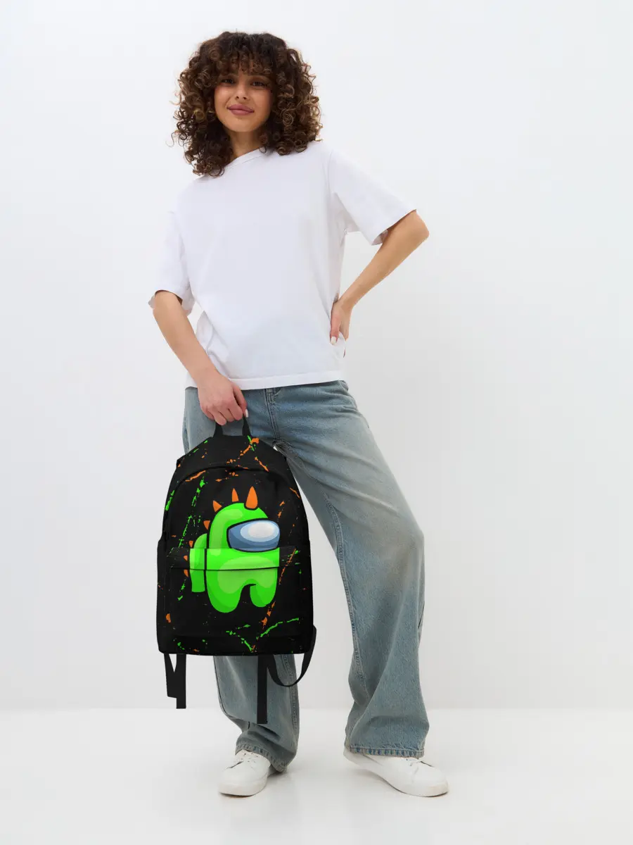 Рюкзак джинсовый / AMONG US - FORTNITE REX