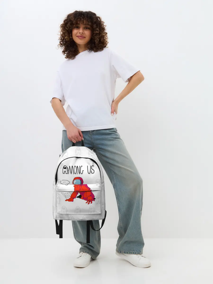 Рюкзак джинсовый / Among Us