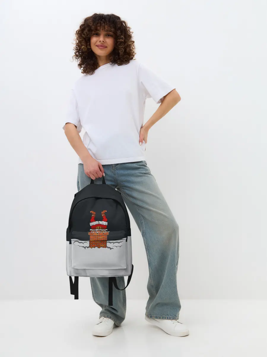 Рюкзак джинсовый / С Новым Годом!