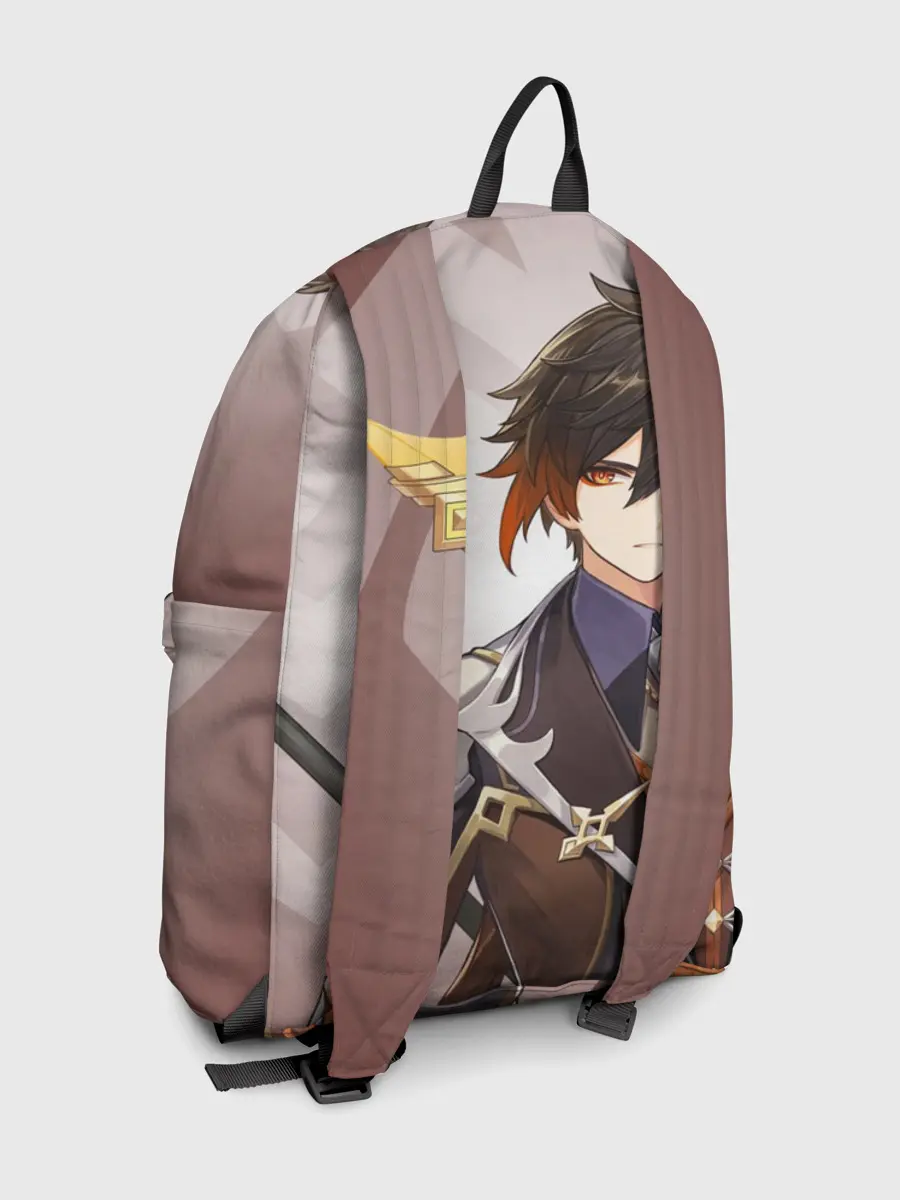 Рюкзак джинсовый / GENSHIN IMPACT, ЧЖУН ЛИ