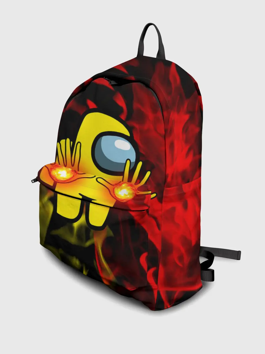 Рюкзак джинсовый / Маг огня Among us