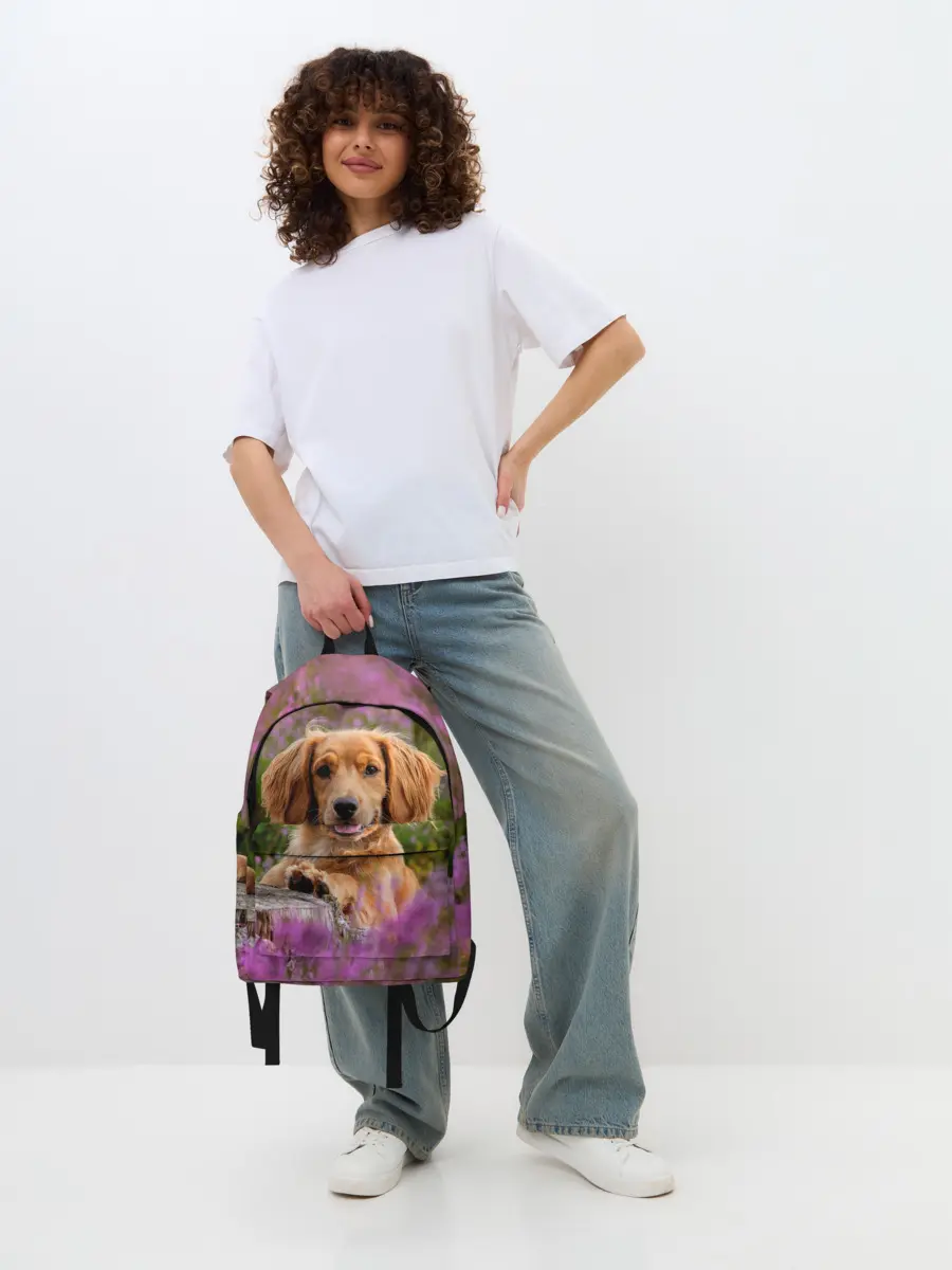 Рюкзак джинсовый / Dog