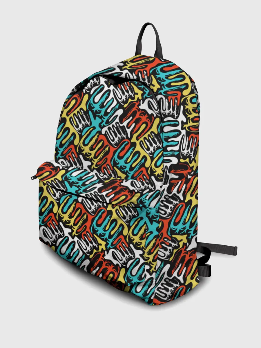 Рюкзак джинсовый / граффити