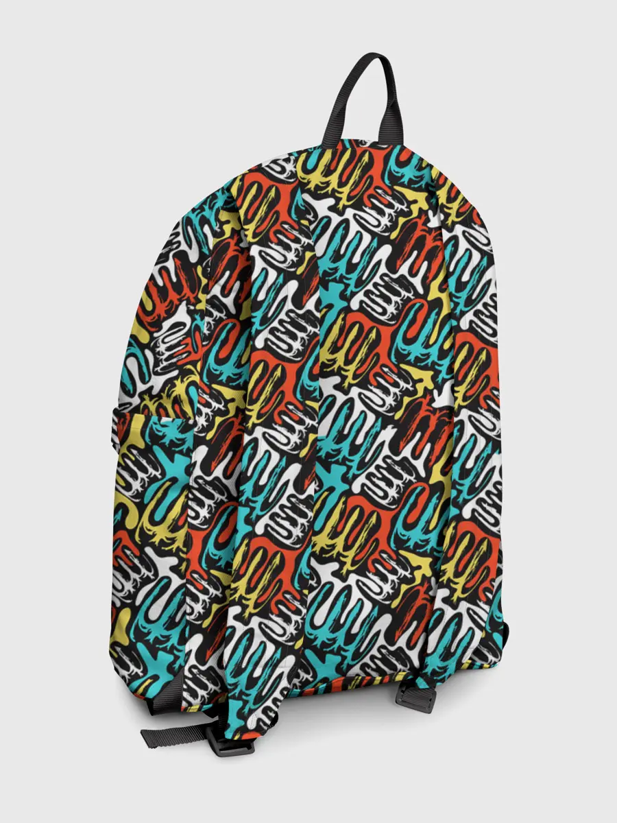 Рюкзак джинсовый / граффити