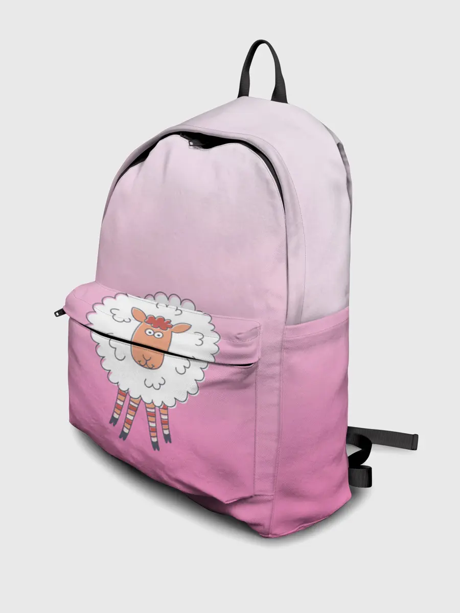 Рюкзак джинсовый / веселая овечка