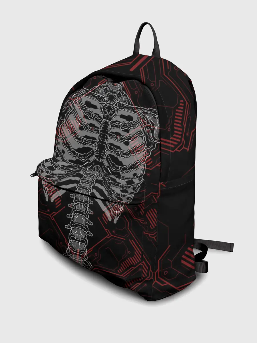 Рюкзак джинсовый / Цифровой киберскелет