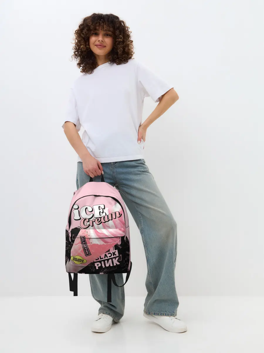 Рюкзак джинсовый / BLACKPINK ICE CREAM