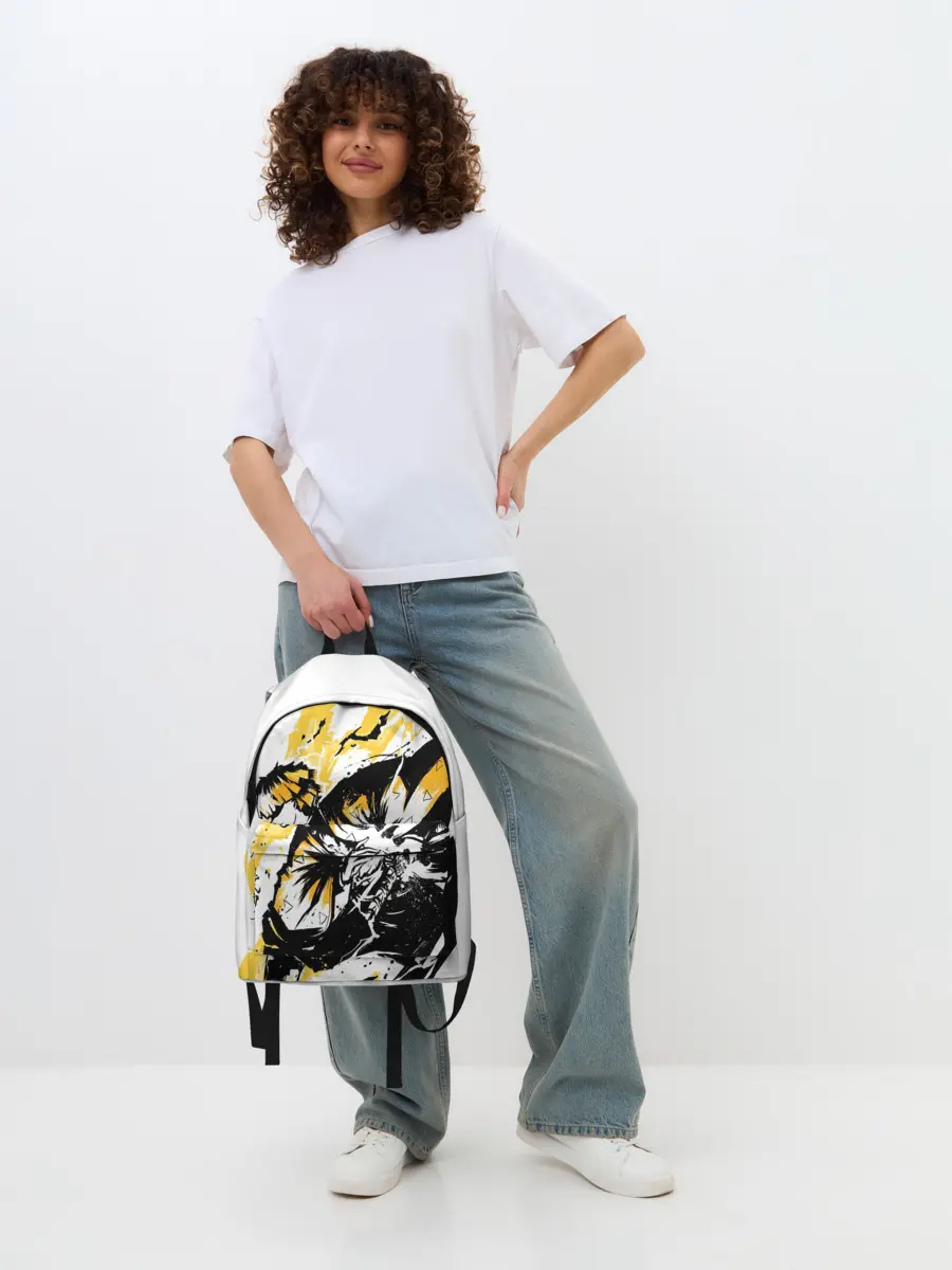 Рюкзак джинсовый / Zenitsu Зеницу Клинок