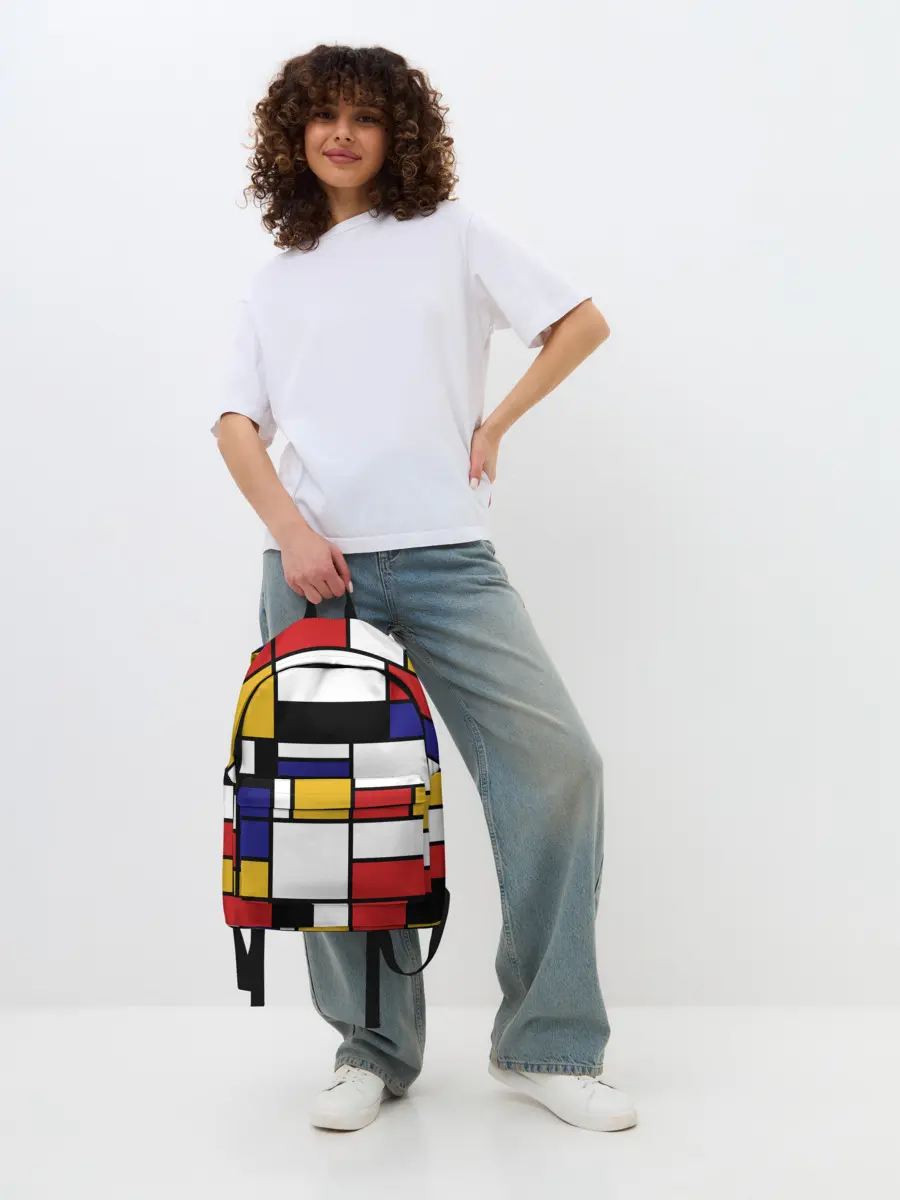 Рюкзак джинсовый / Color blocking