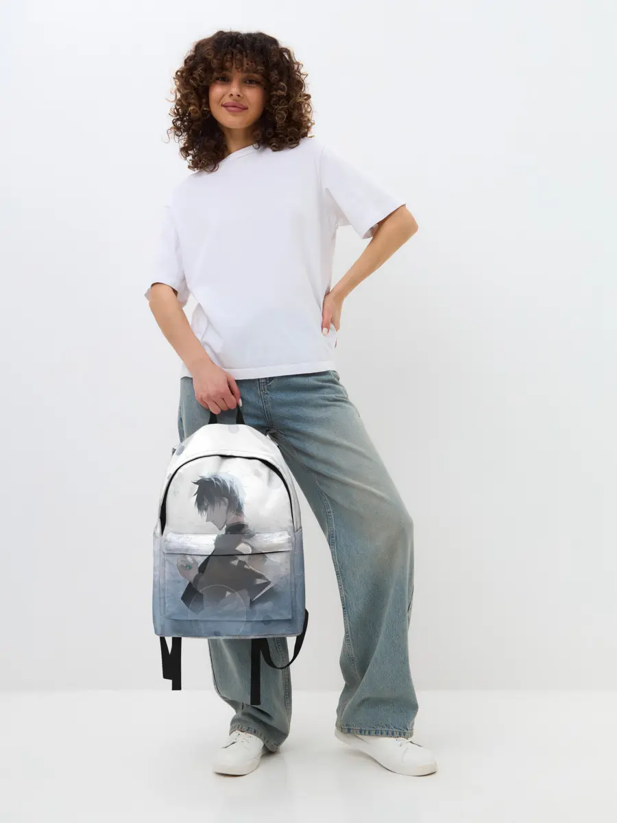 Рюкзак джинсовый / Yuno Black Clover