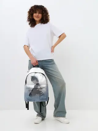 Рюкзак джинсовый / Yuno Black Clover