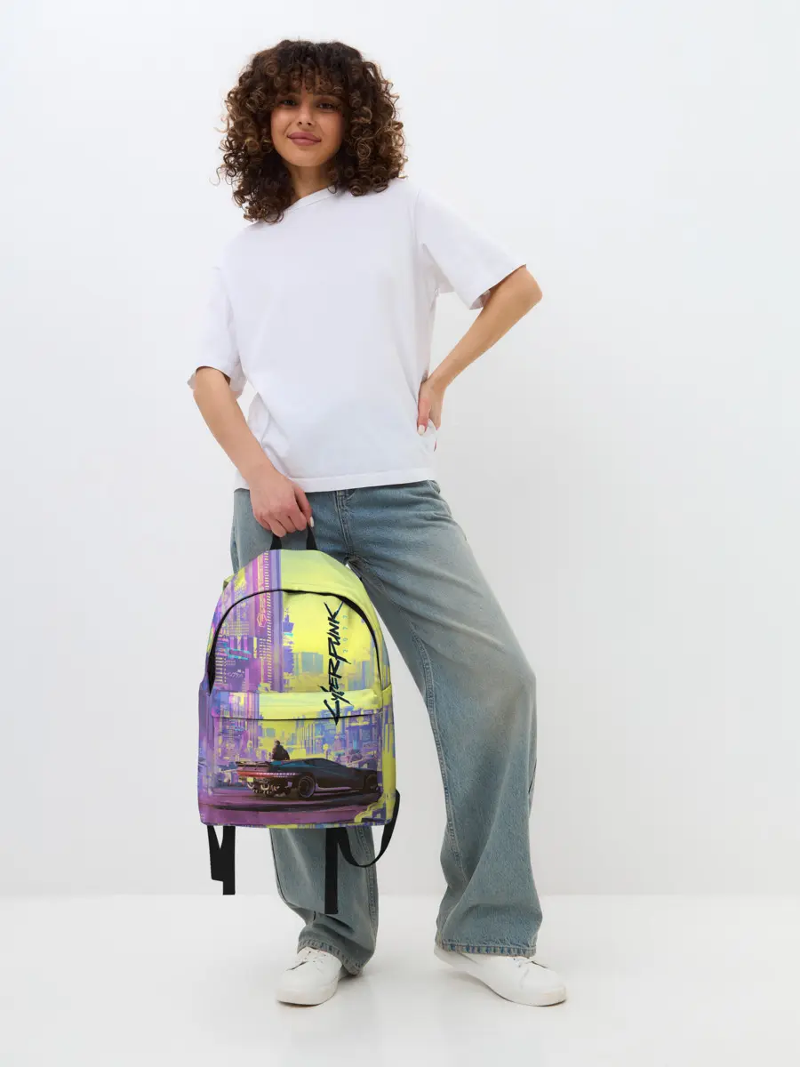 Рюкзак джинсовый / Cyberpunk 2077