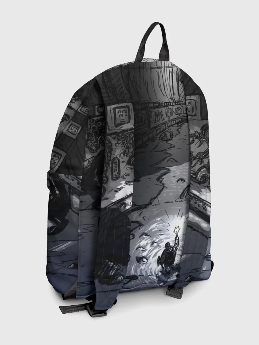 Рюкзак джинсовый / Lovecraft / Лавкрафт