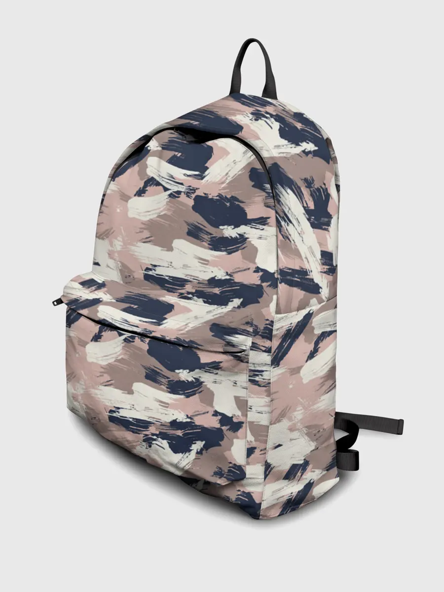 Рюкзак джинсовый / Кремовый камуфляж