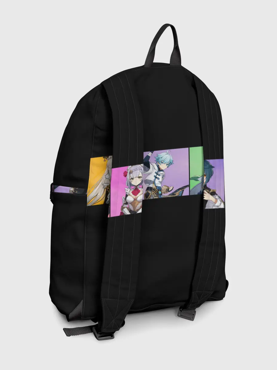 Рюкзак джинсовый / Genshin Impact - Полоса