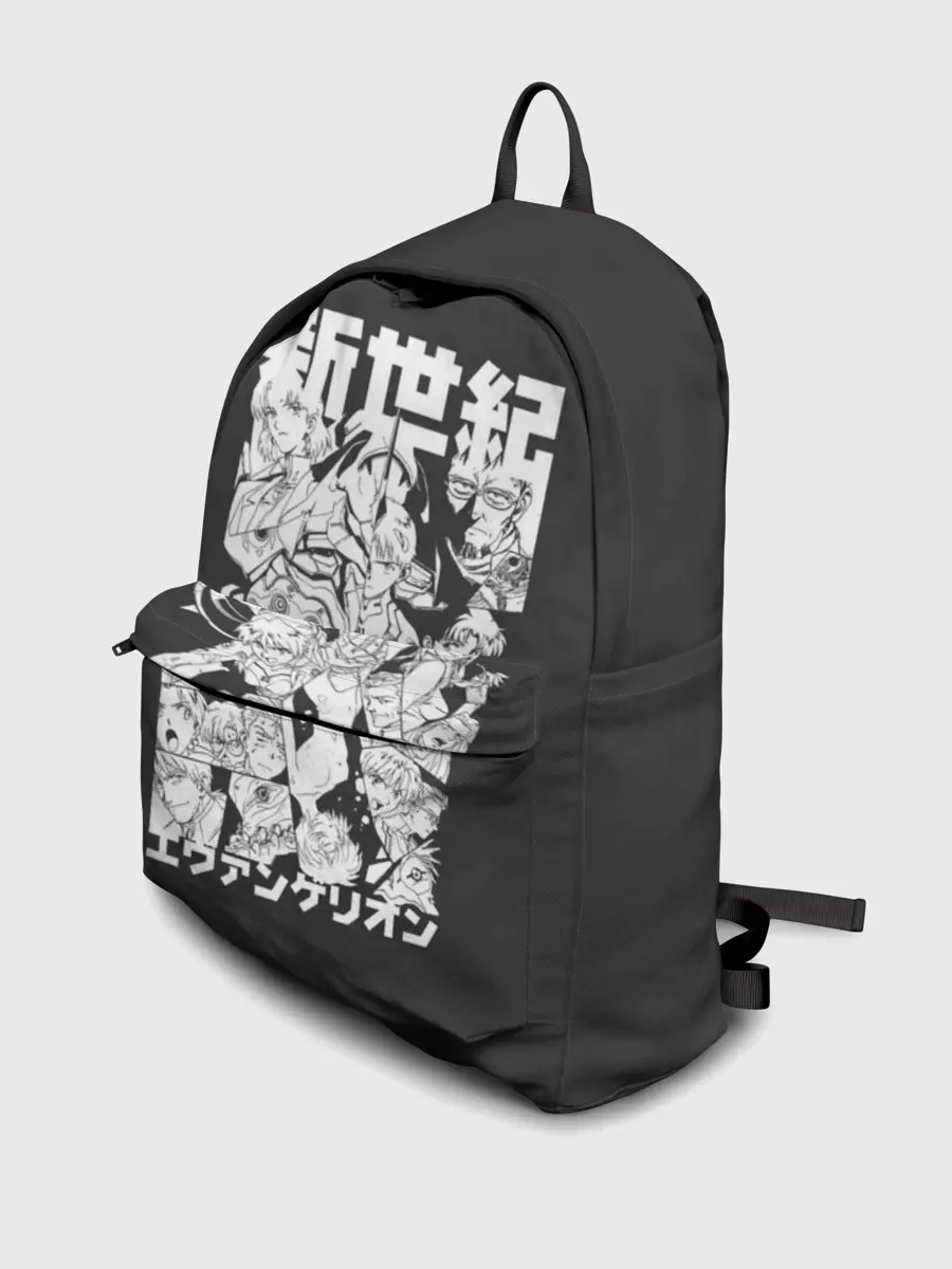 Рюкзак джинсовый / Евангилион