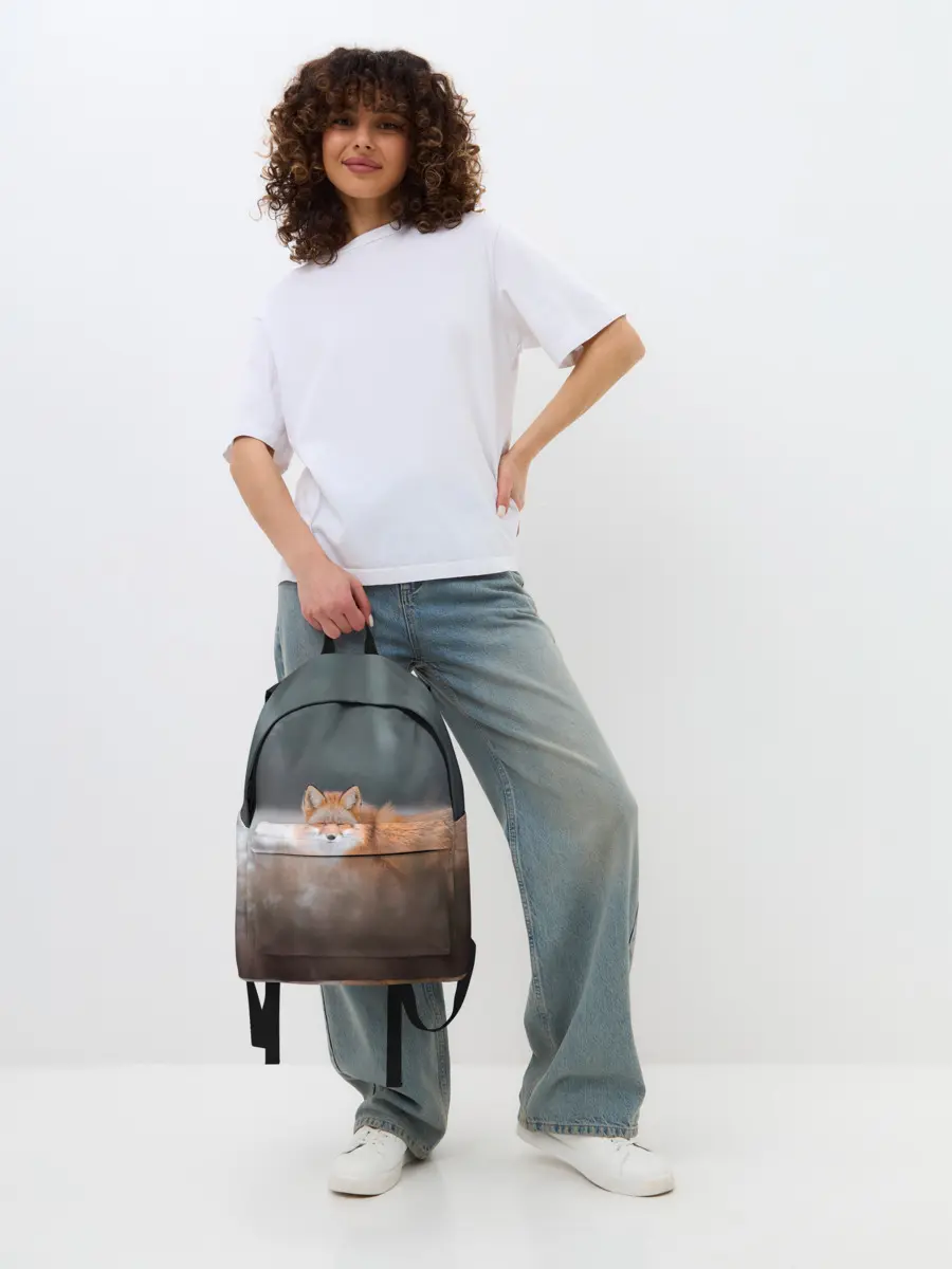 Рюкзак джинсовый / Лиса