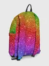 Рюкзак джинсовый / Блестки радуги