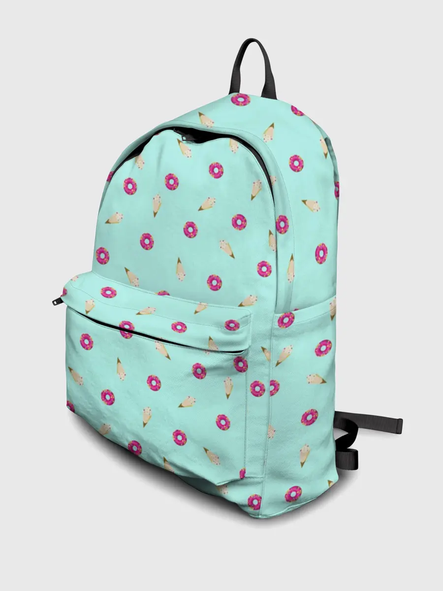 Рюкзак джинсовый / ПОНЧИК И МОРОЖЕНКА