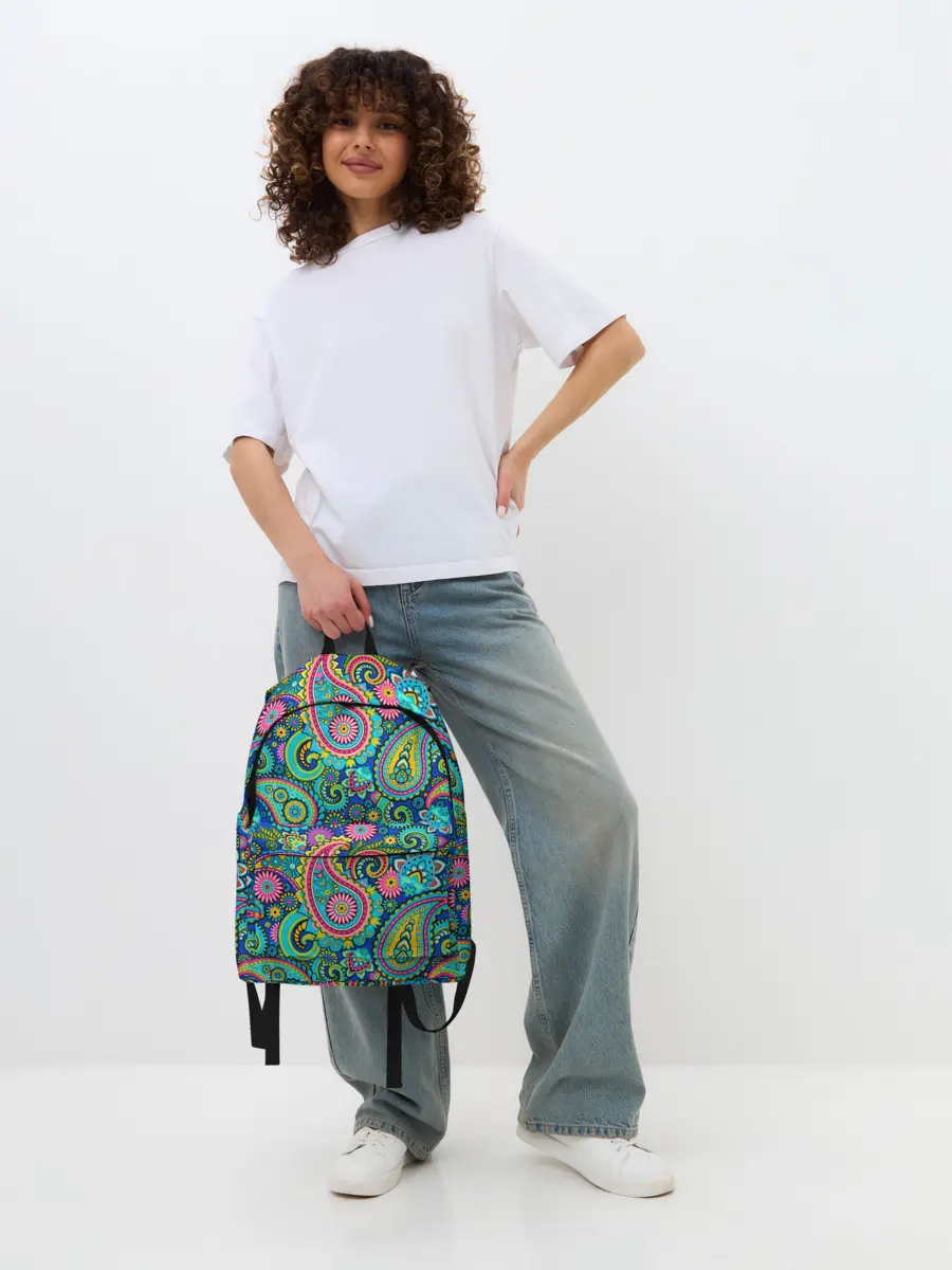 Рюкзак джинсовый / Славянские Узоры