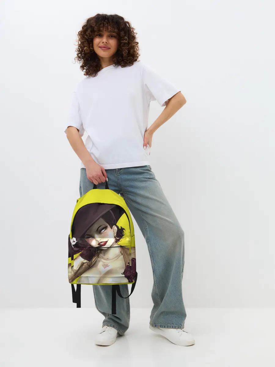 Рюкзак джинсовый / РЕЗИДЕНТ ИВЕЛ ДЕРЕВНЯ