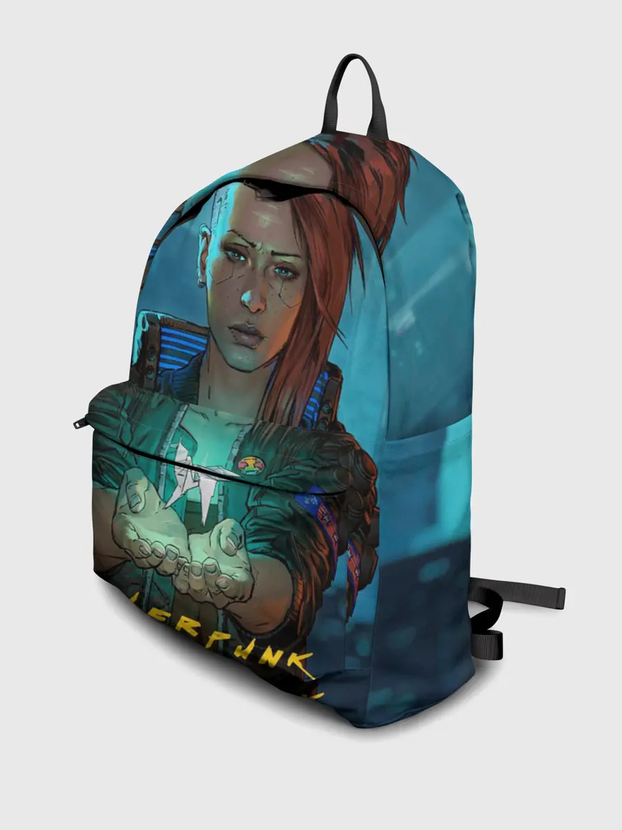 Рюкзак джинсовый / cuberpunk 2077 melisa