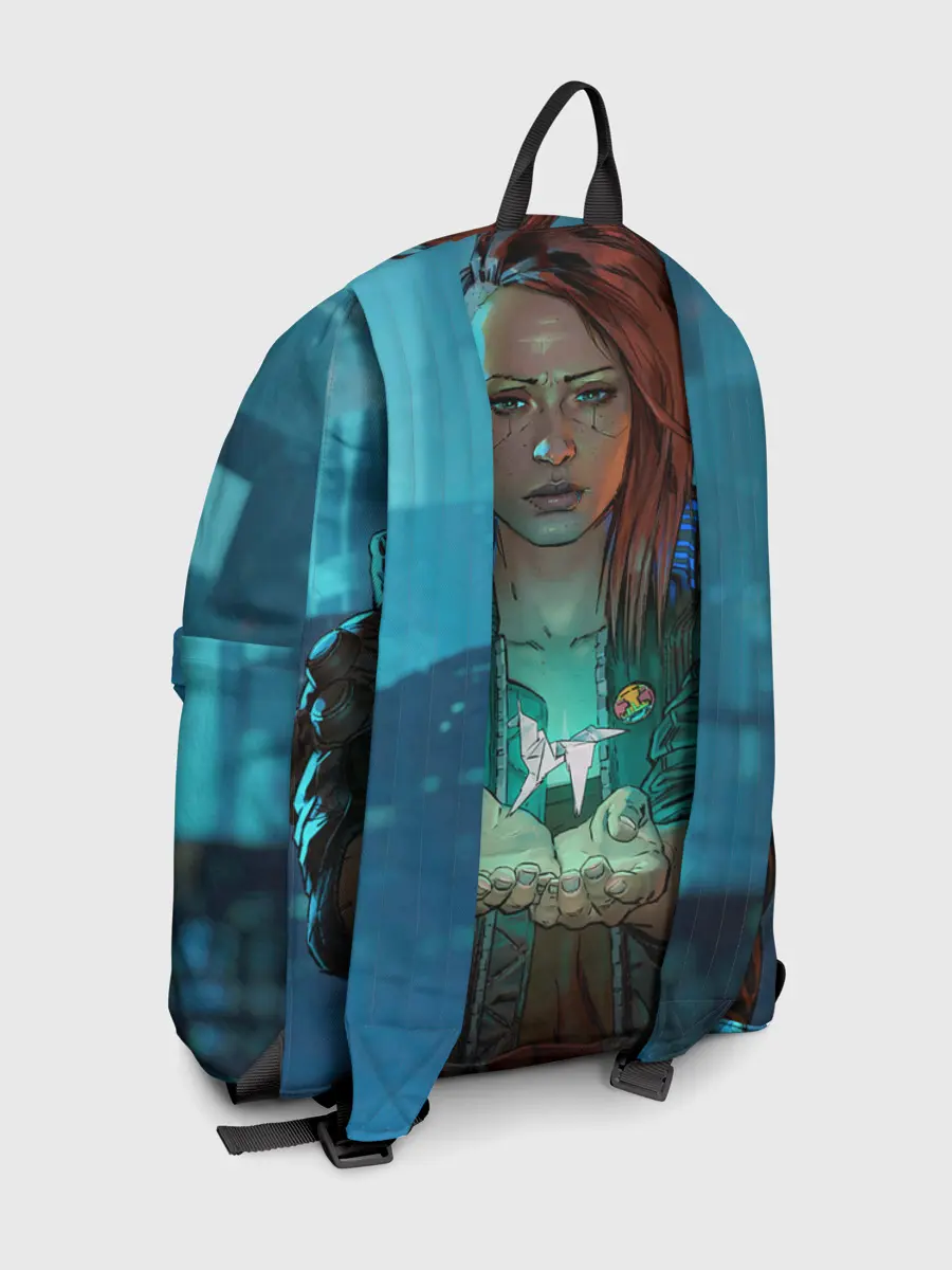 Рюкзак джинсовый / cuberpunk 2077 melisa