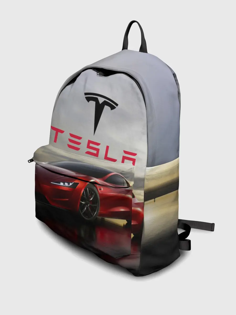 Рюкзак джинсовый / Tesla Roadster