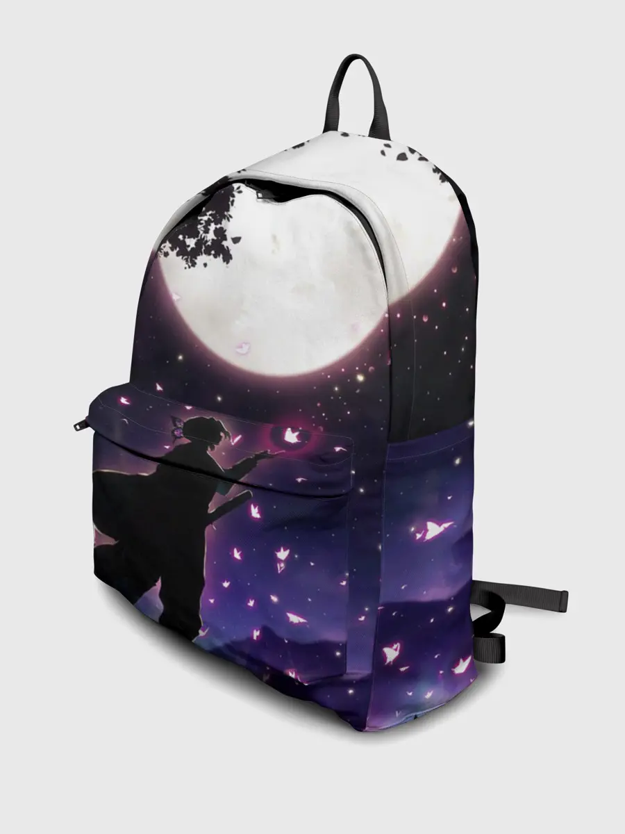 Рюкзак джинсовый / Шинобу Кочо Клинок демонов