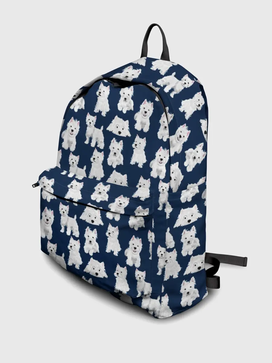 Рюкзак джинсовый / Собаки Пушистики