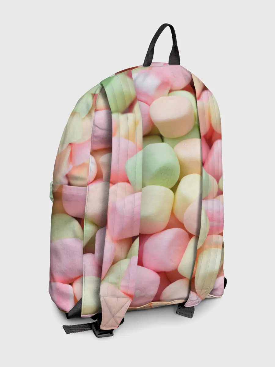 Рюкзак джинсовый / маршмэлов зефирки нежные