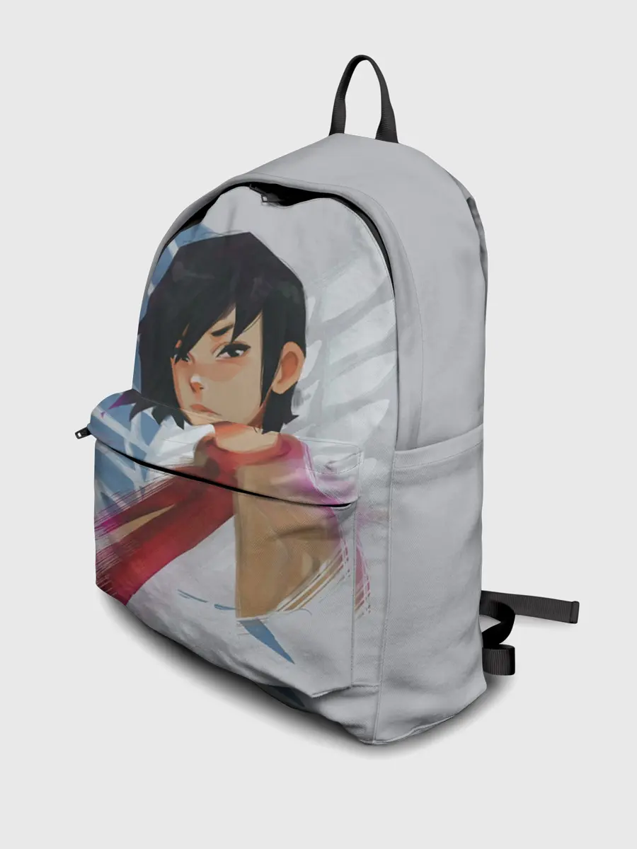 Рюкзак джинсовый / Logo and Mikasa