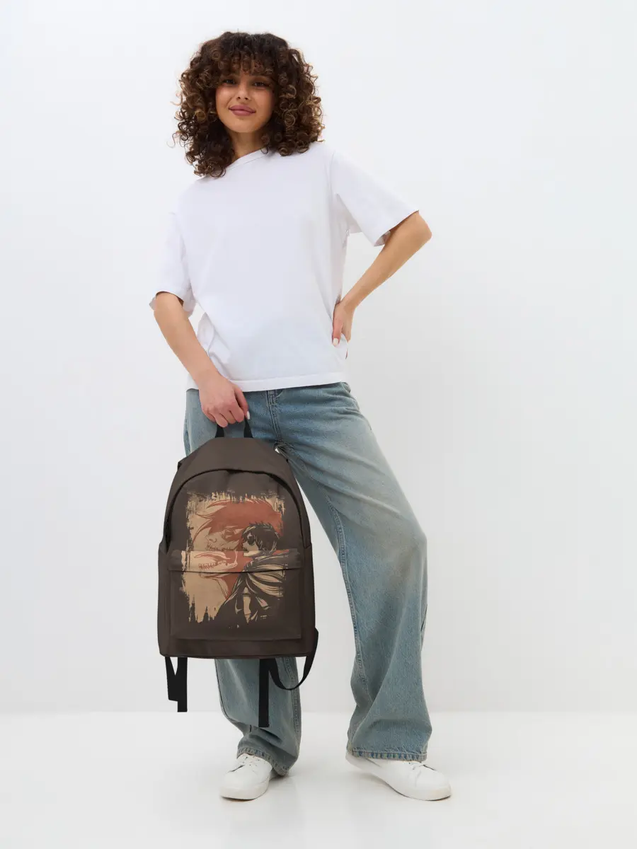 Рюкзак джинсовый / Эрен Йегер