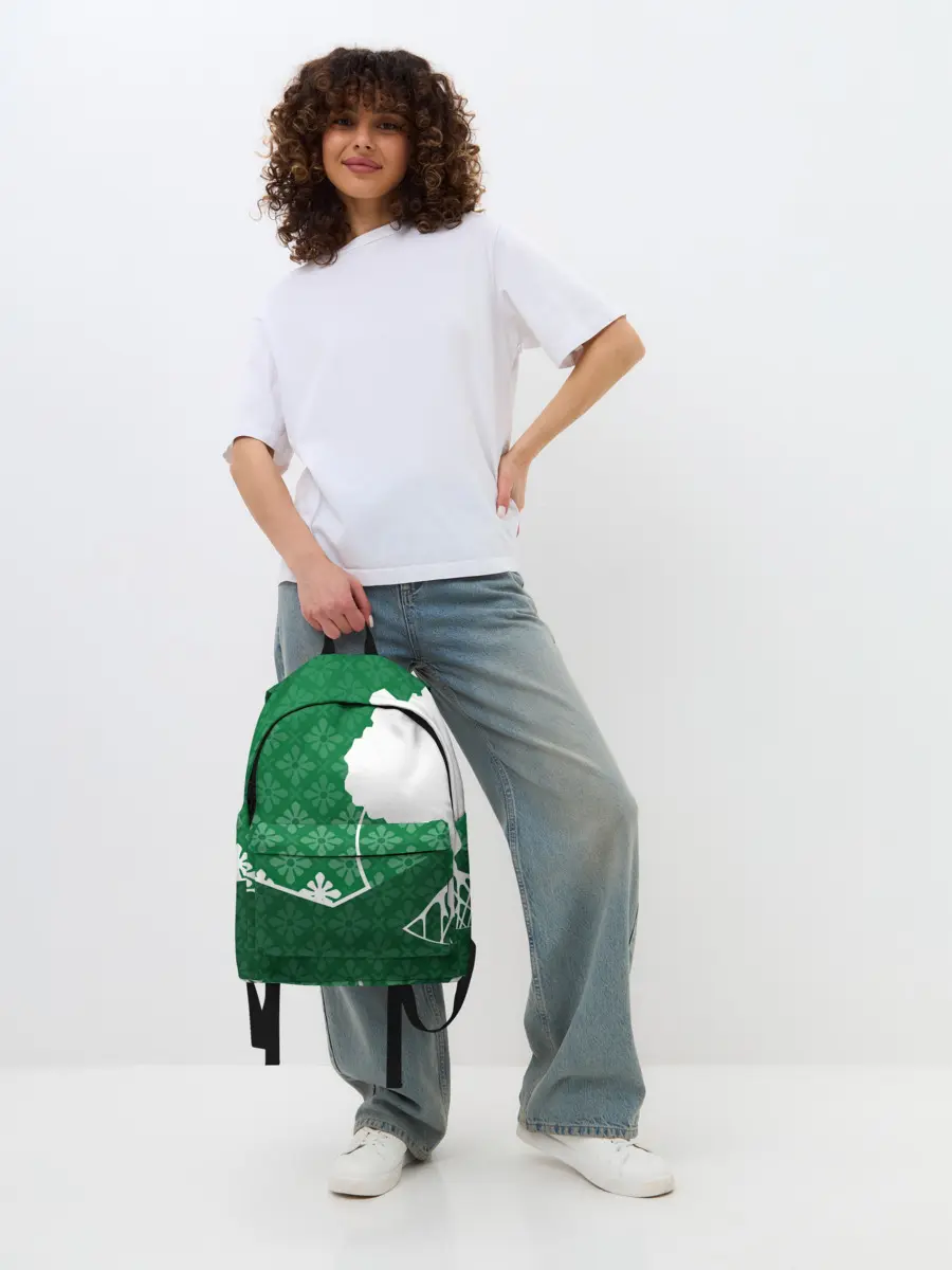 Рюкзак джинсовый / Дерево