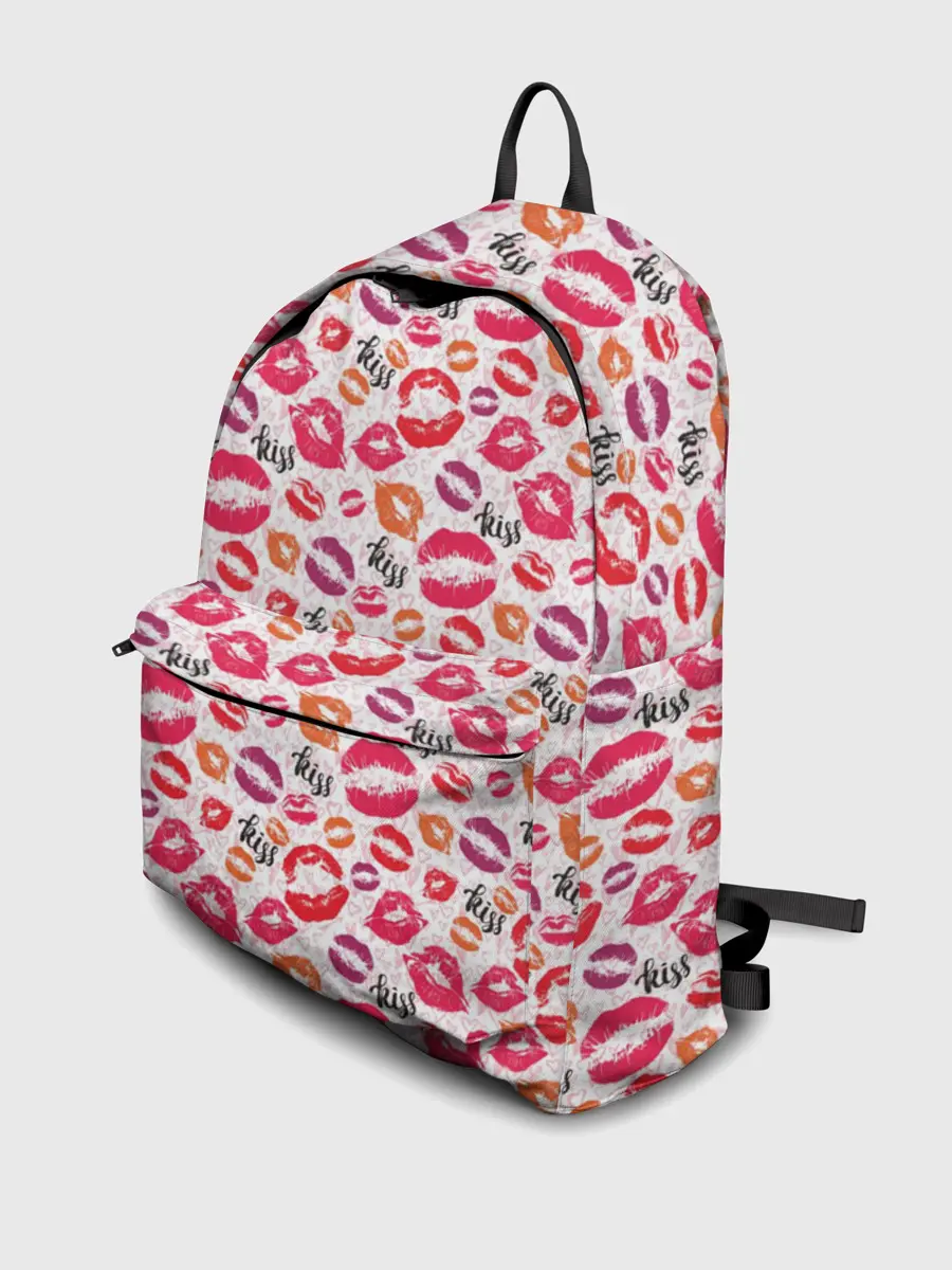 Рюкзак джинсовый / Kiss