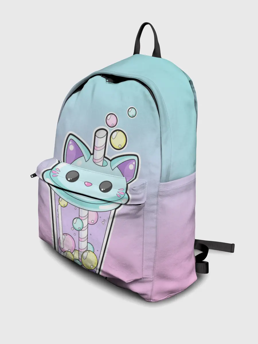 Рюкзак джинсовый / пузырьковый коточай