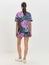 Женская пижама с шортами / Цветы