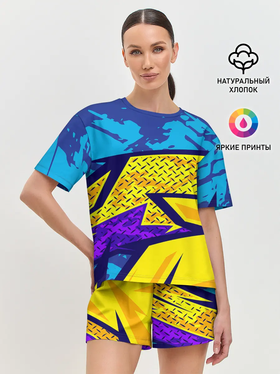 Женская пижама с шортами / Street Light