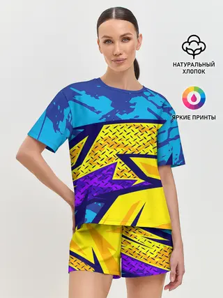 Женская пижама с шортами / Street Light