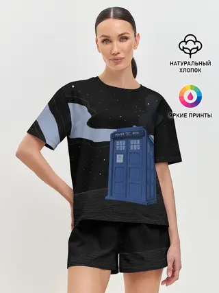 Женская пижама с шортами / ТАРДИС