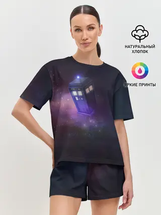 Женская пижама с шортами / TARDIS