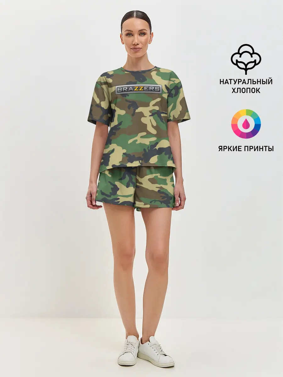 Женская пижама с шортами / Brazzers