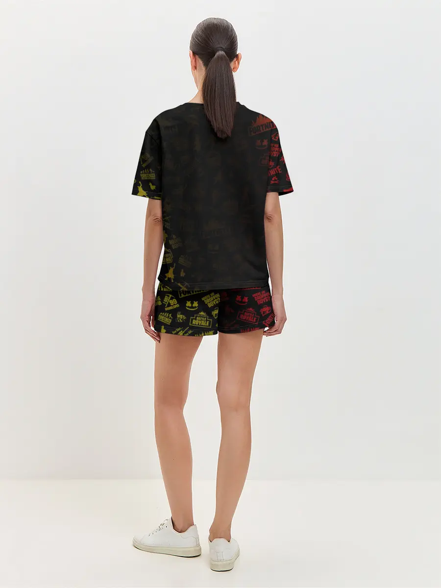 Женская пижама с шортами / Fortnite Durrr Burger