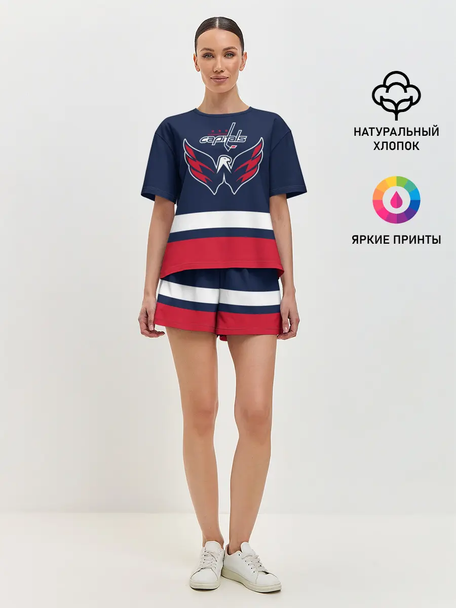 Женская пижама с шортами / Вашингтон Кэпиталз