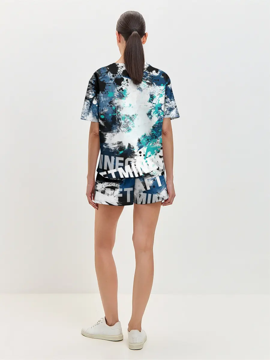 Женская пижама с шортами / Minecraft / Майнкрафт