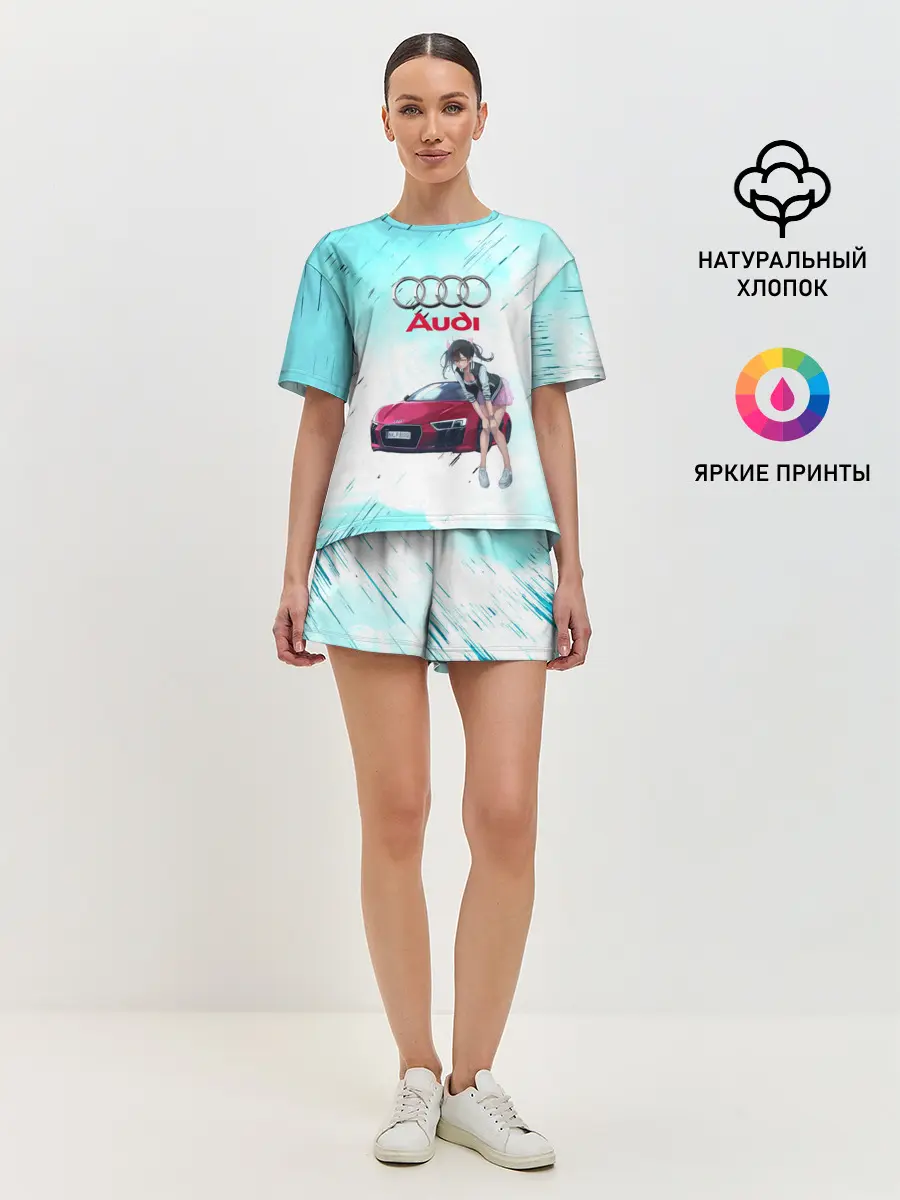 Женская пижама с шортами / Ауди