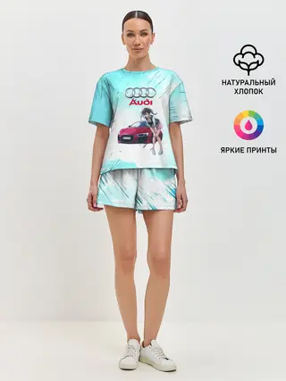 Женская пижама с шортами / Ауди