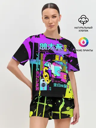 Женская пижама с шортами / JoJo Bizarre Adventure