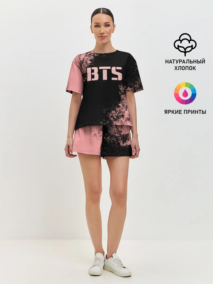 Женская пижама с шортами / BTS