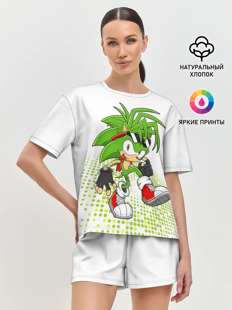 Женская пижама с шортами / Sonic